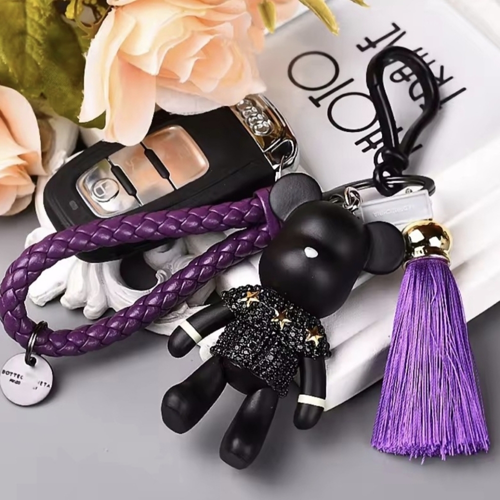 BEARY CHARMING KEY RINGZ ▪︎ Purple - Picture 7 of 13